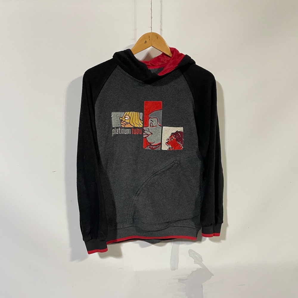 Vintage 90s platinum fubu fat Albert fleece hoodie sweatshirt